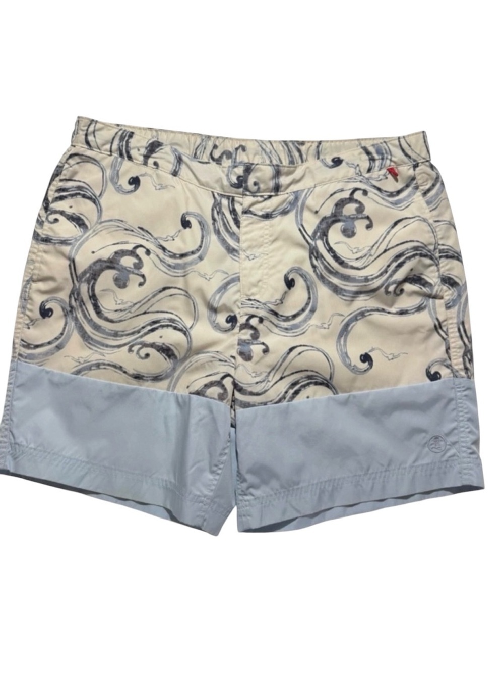 Lands End Mens Swim Trunks Size 38 Board Shorts Beach Surf Nylon